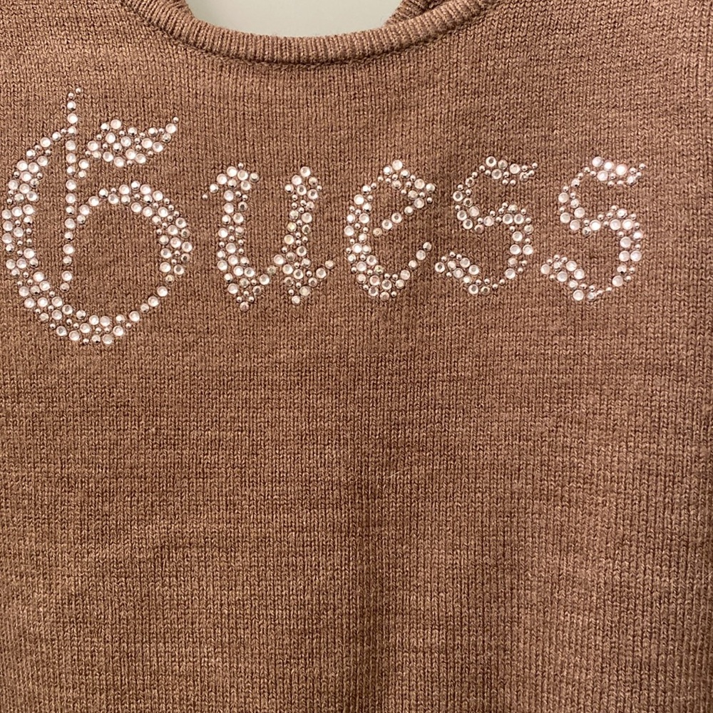 Women’s size Large GUESS sweater with Rhinestones